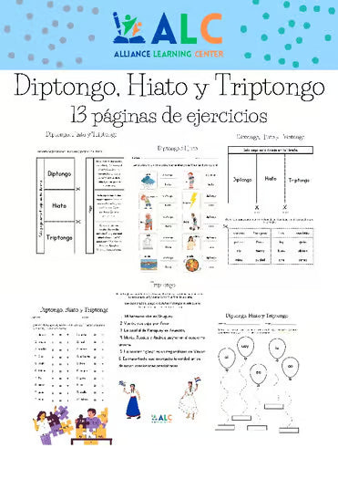 Diptongo, Hiato y Triptongo