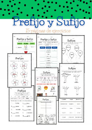 Prefijo y Sufijo