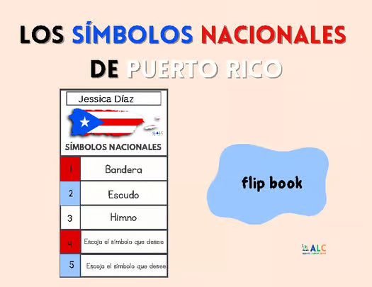 Símbolos Patrios de Puerto Rico – Flip Book